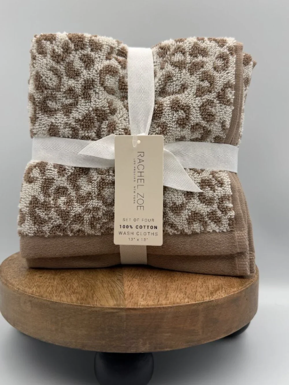 Rachel Zoe Set of 4 Washcloths 13